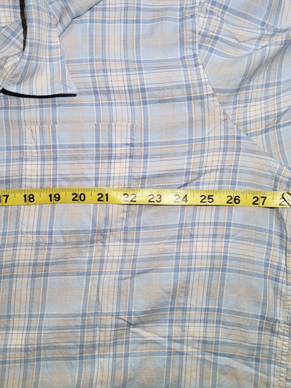 Peter Millar Men's Light Blue Plaid Button-Up Shirt